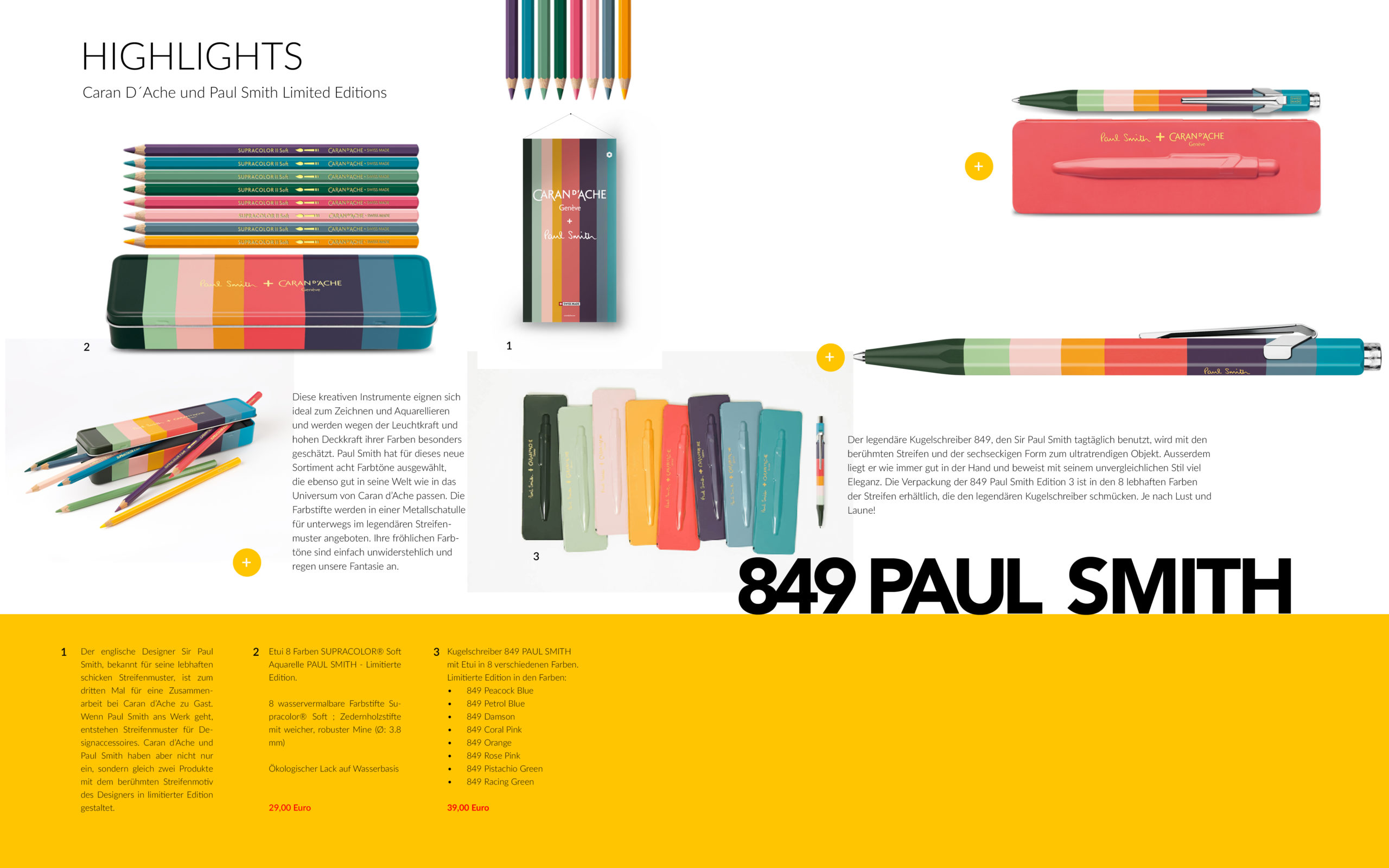 849 Paul Smith und Caran D´Ache