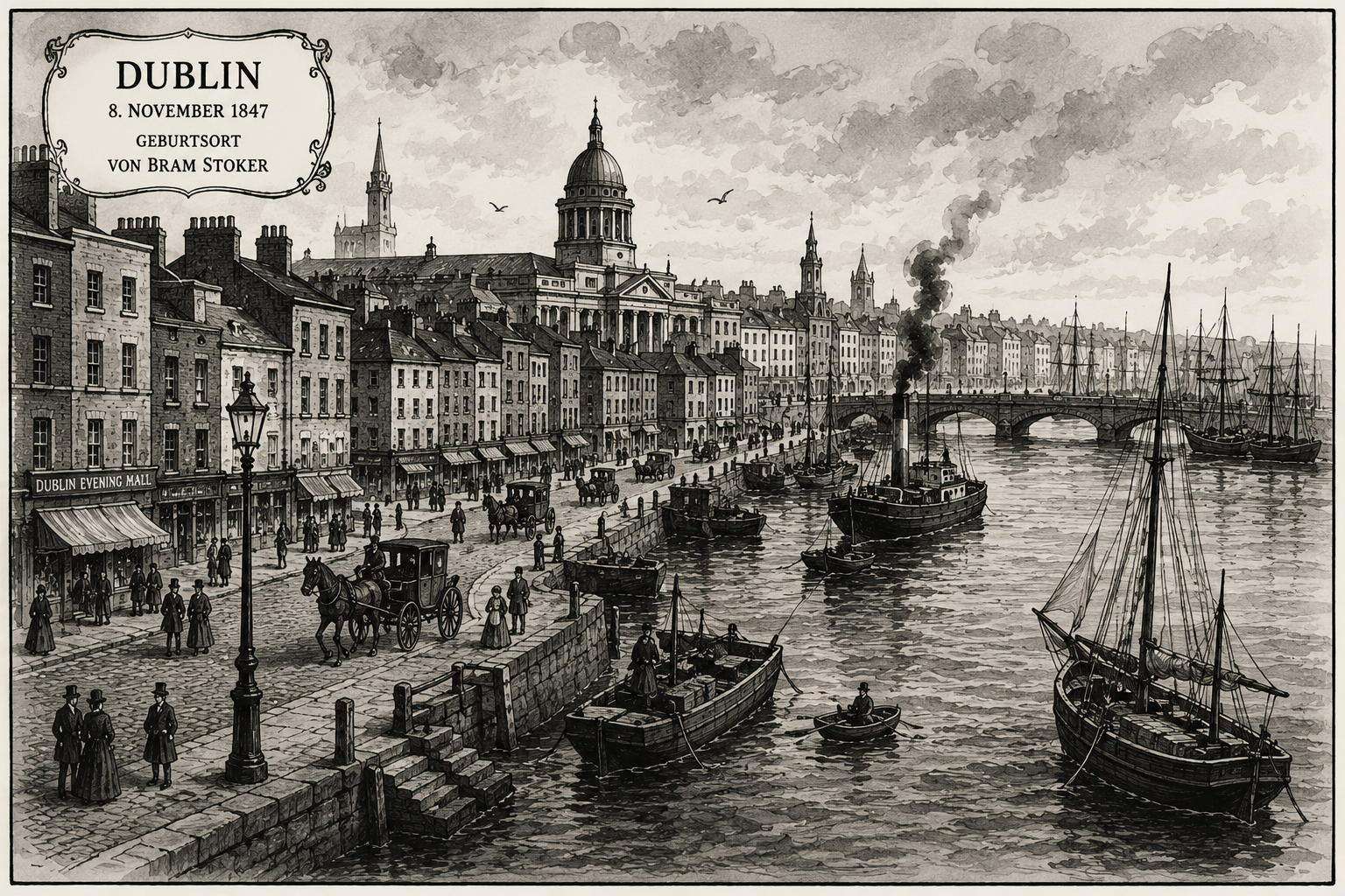 Dublin im 19. Jahrhundert