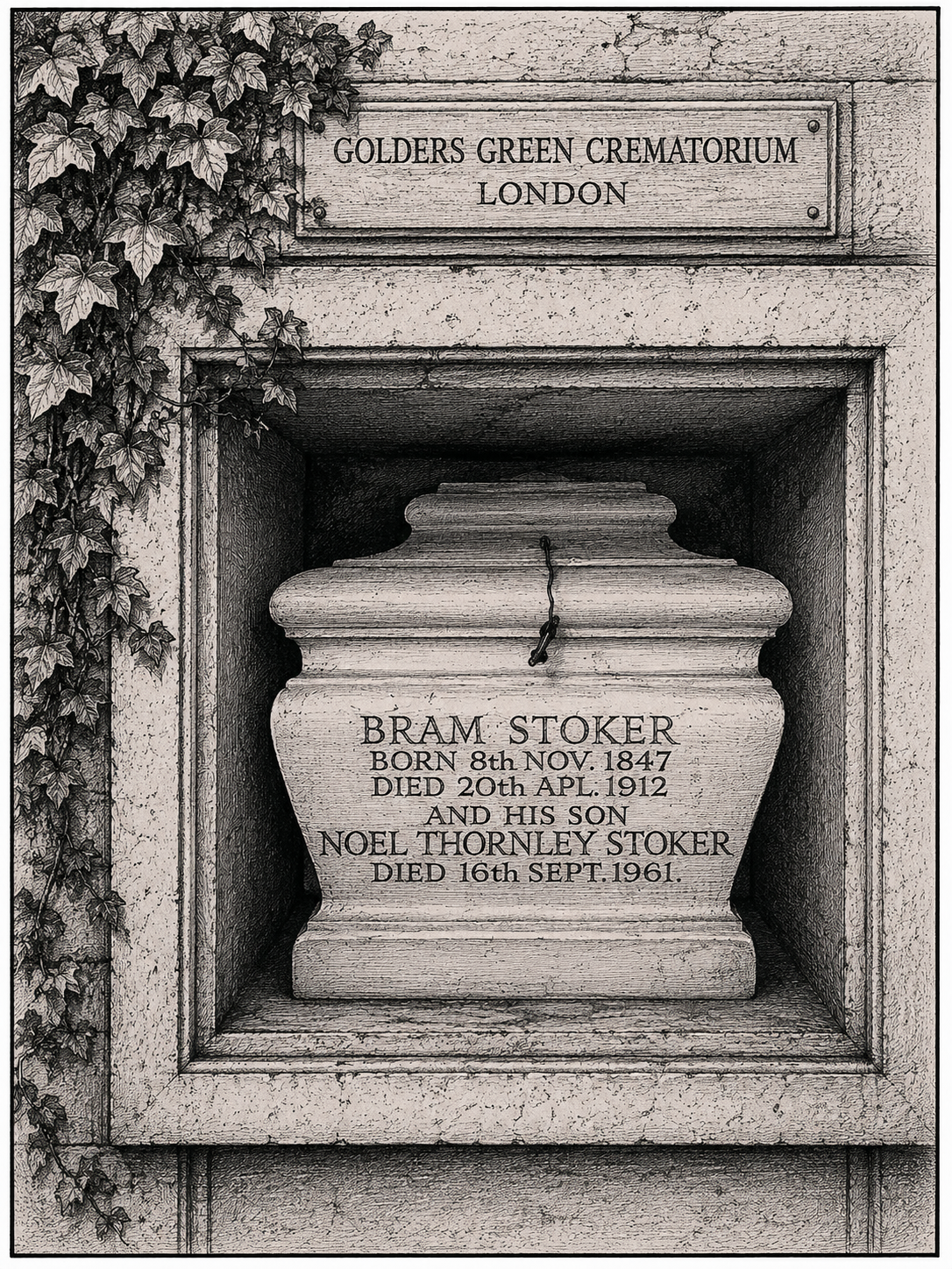 Grabstätte von Bram Stoker