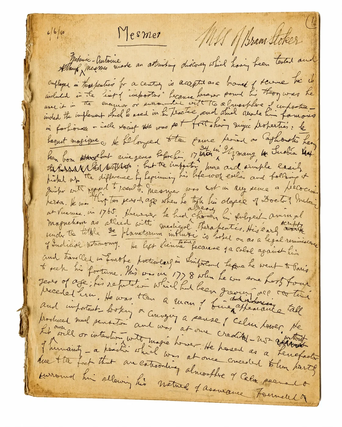 Bram Stoker Writers Edition