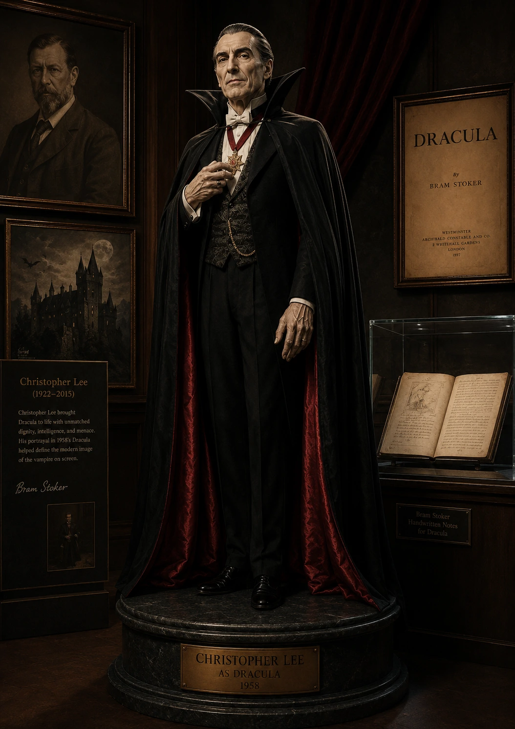Christopher Lee als Dracula