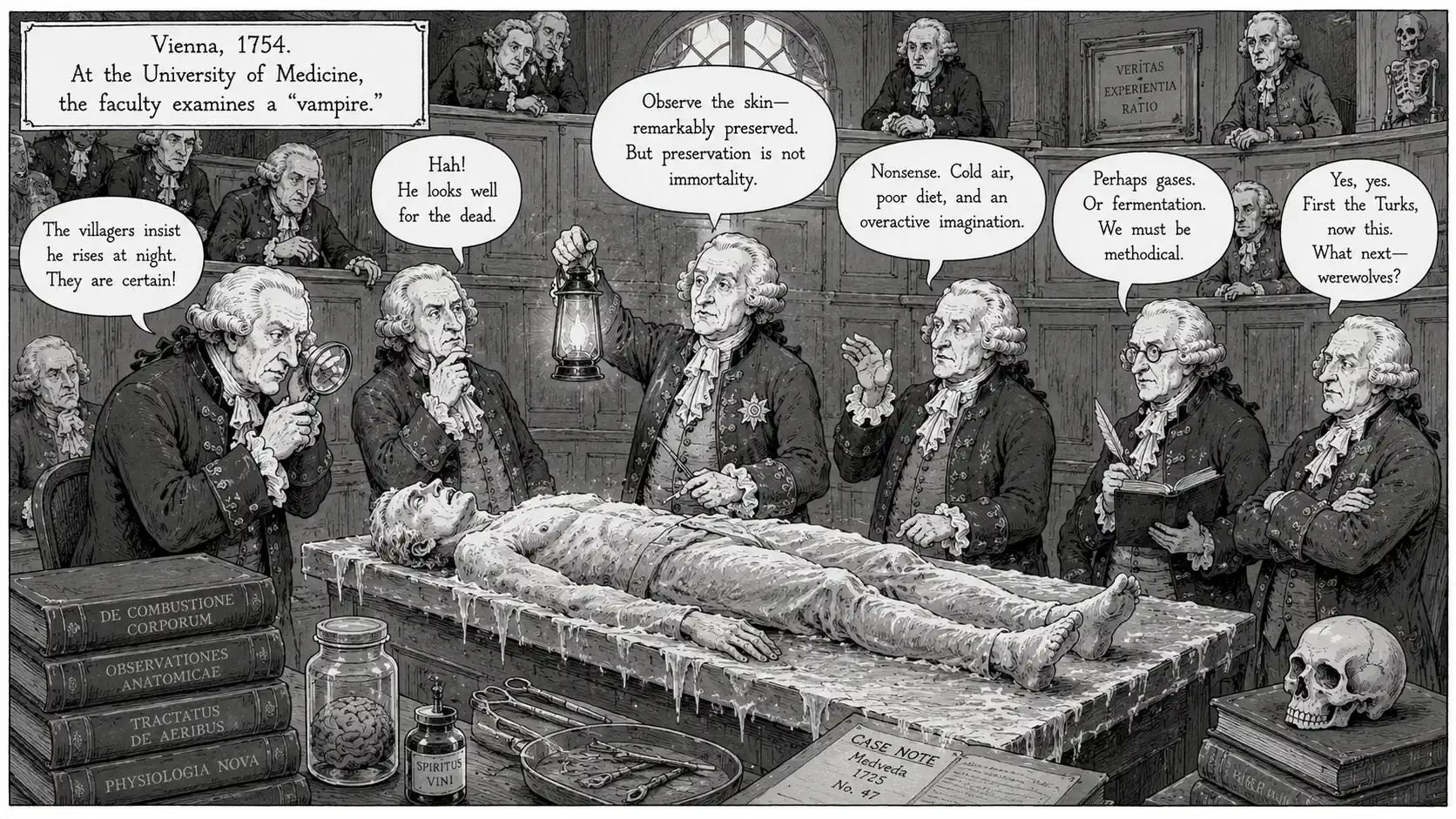 Van Swietens Gutachten über Vampire