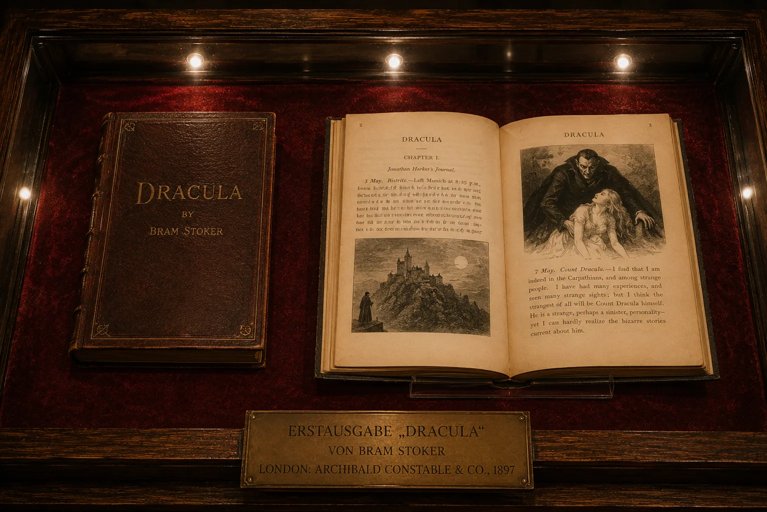 Erstausgabe von Dracula
