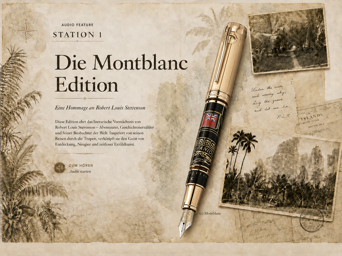 Die Montblanc Edition Robert Louis Stevenson