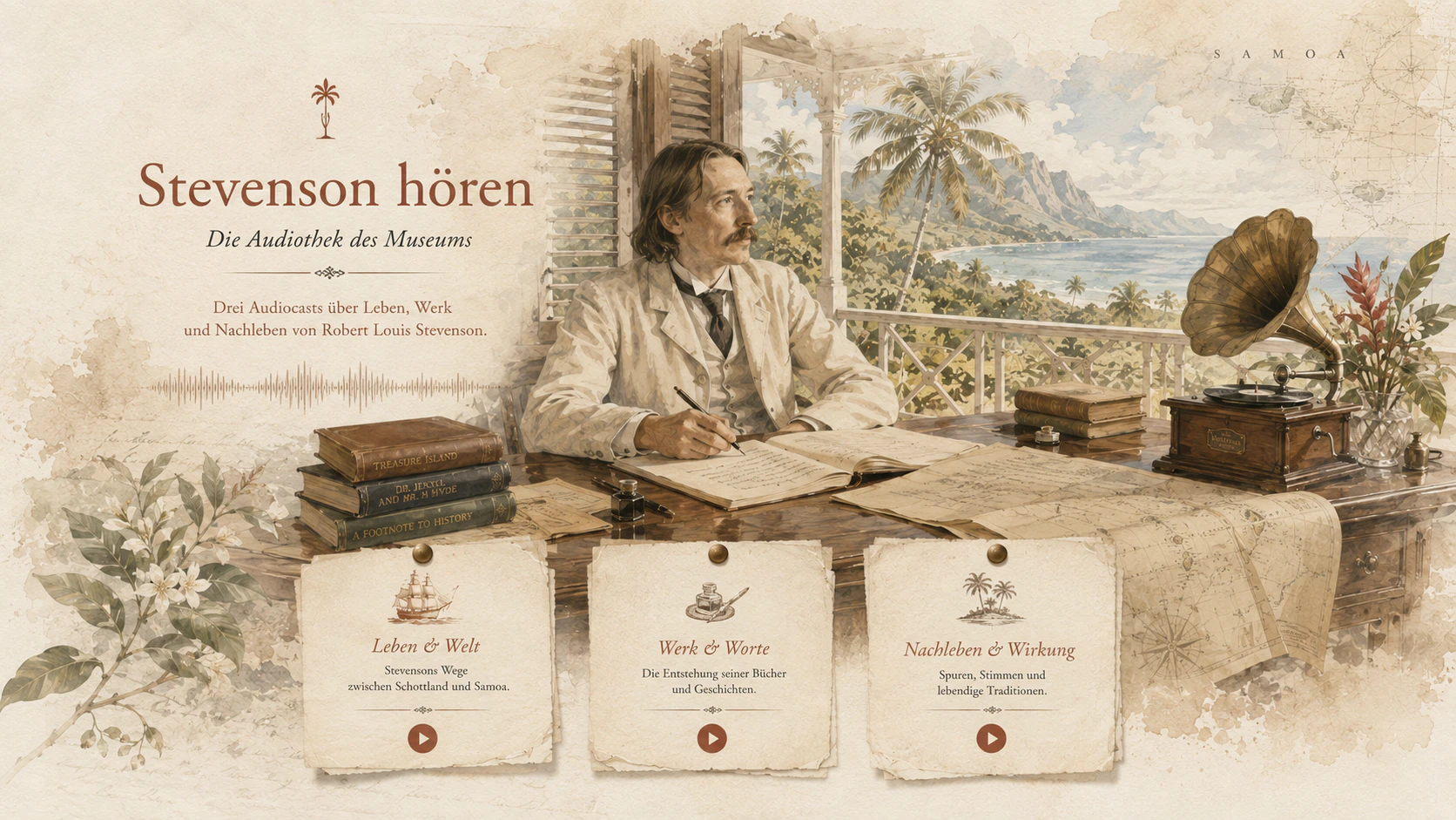 Robert Louis Stevenson Hörstation