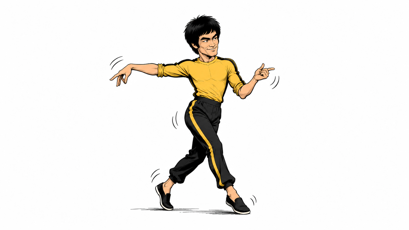 Bruce Lee beim Cha-Cha-Tanz